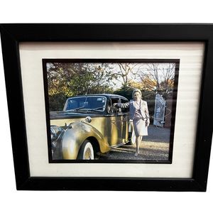 Faye Dunaway Signed Autograph Movie Rolls Royce Picture Framed Photo Vintage